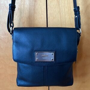 Vintage DKNY Leather Crossbody Bag